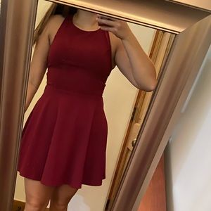 Maroon tank top dress from Lulus